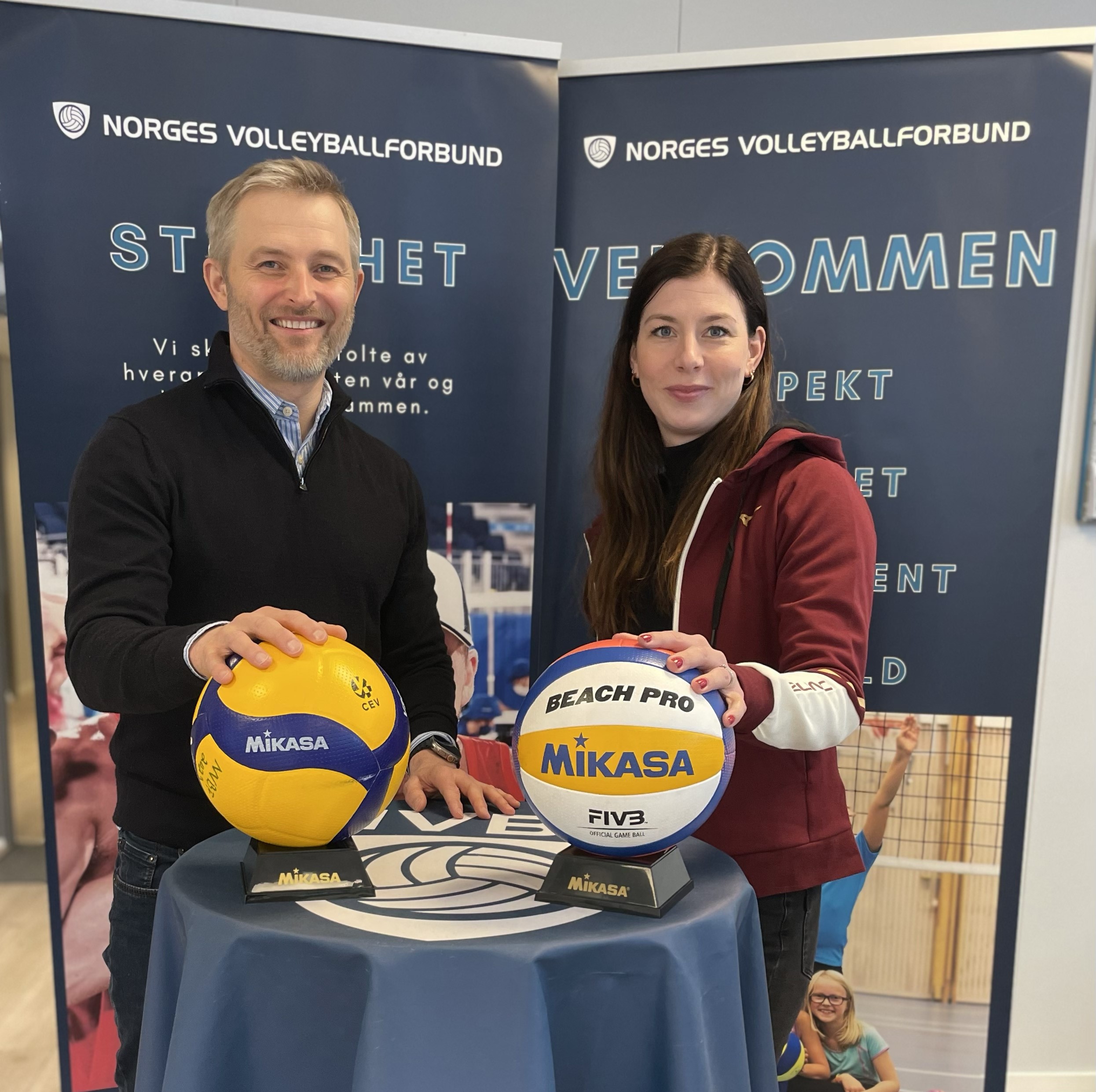 Lars Setsaa (MyGame) og Guro Røen(Norges Volleyballforbund)_kortere